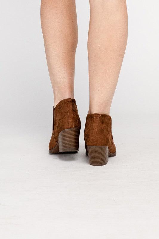 GWEN Suede Ankle Boots - Boots