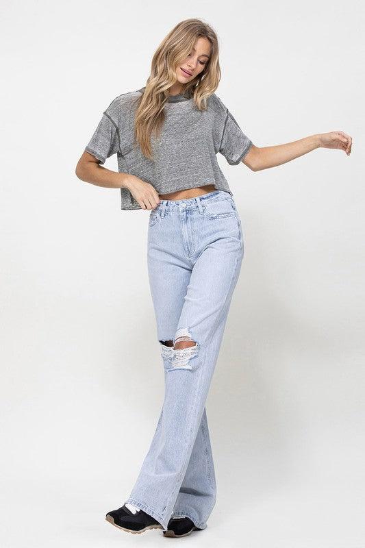 90's Vintage Flare Jeans - Jeans