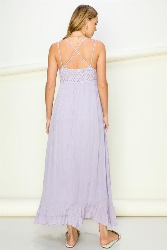 In Love Bustier Lace Maxi Dress - Dresses