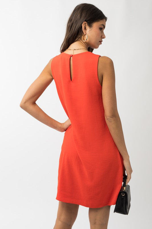 Gilli Sleeveless V-Neck Dress