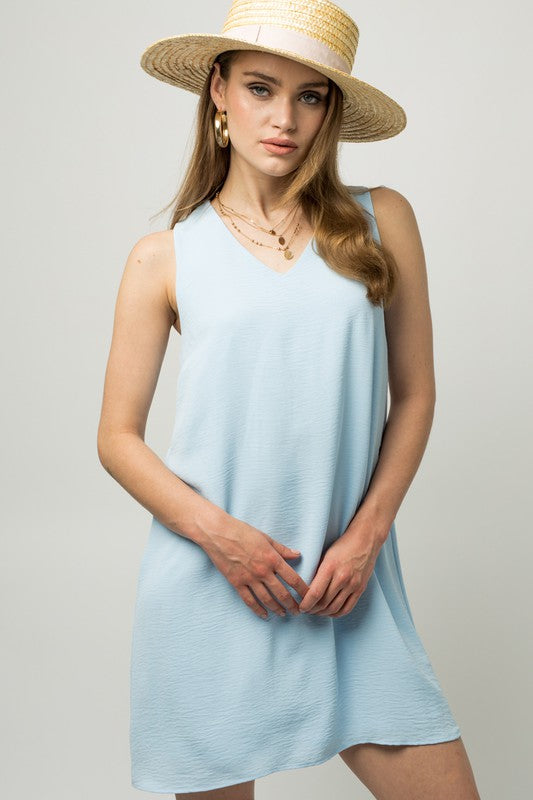 Gilli Sleeveless V-Neck Dress