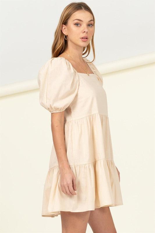 HYFVE Milk Maiden Short Sleeve Tiered Sundress - Dresses