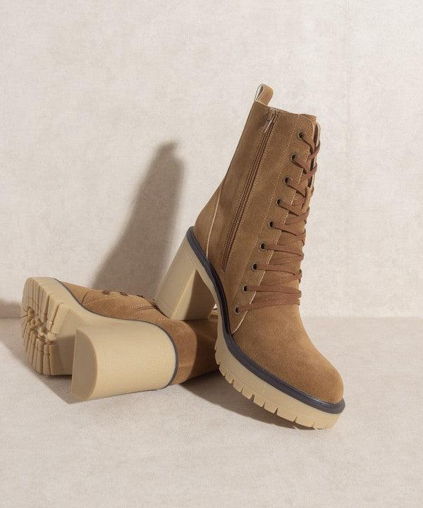 OASIS SOCIETY Jenna - Platform Military Boots - 