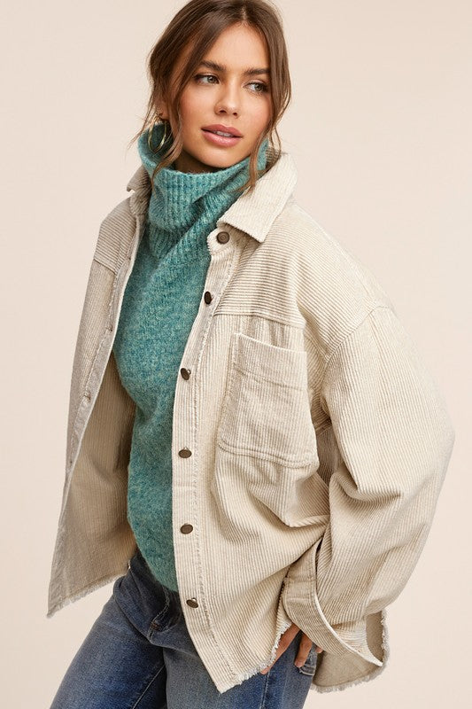 La Miel Daisy Corduroy Jacket