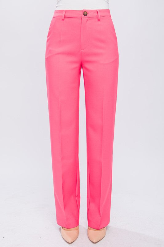 Love Tree Formal Straight Leg Blazer Pants