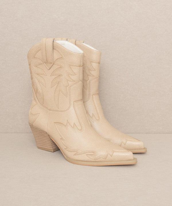 OASIS SOCIETY Nantes - Embroidered Cowboy Boots - Boots