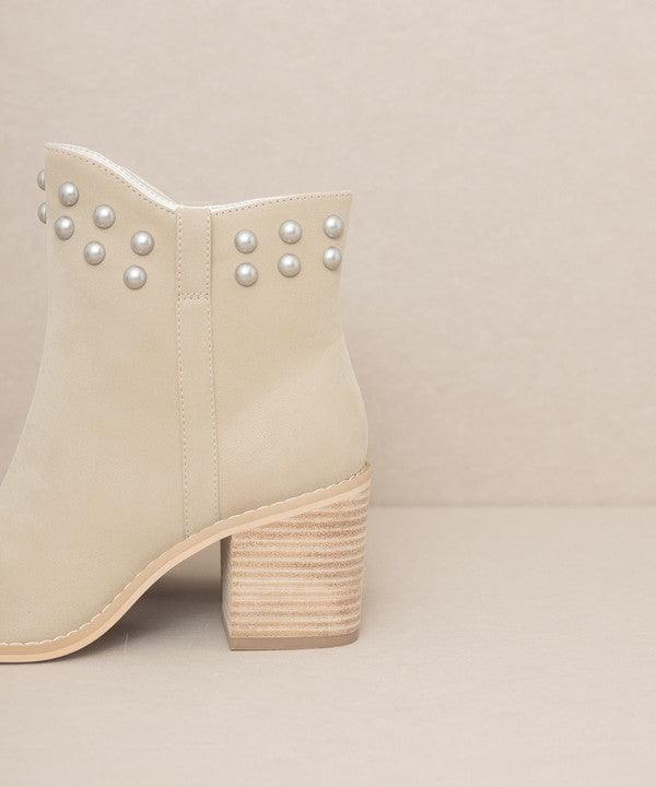 OASIS SOCIETY Alofi - Studded Collar Booties - Boots