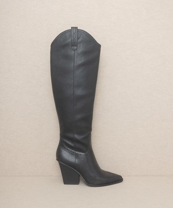 OASIS SOCIETY Barcelona - Knee High Western Boots - Boots