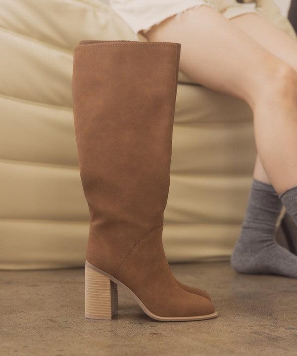 OASIS SOCIETY Shiloh - Knee High Block Heel Boots - Boots