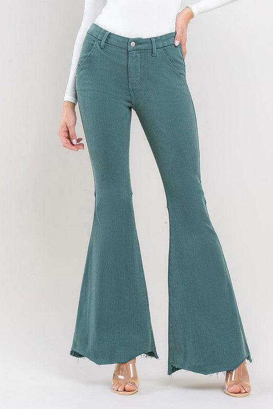 High Rise Super Flare Jeans - Jeans