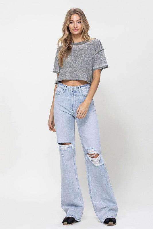 90's Vintage Flare Jeans - Jeans