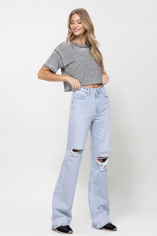 90's Vintage Flare Jeans - Jeans