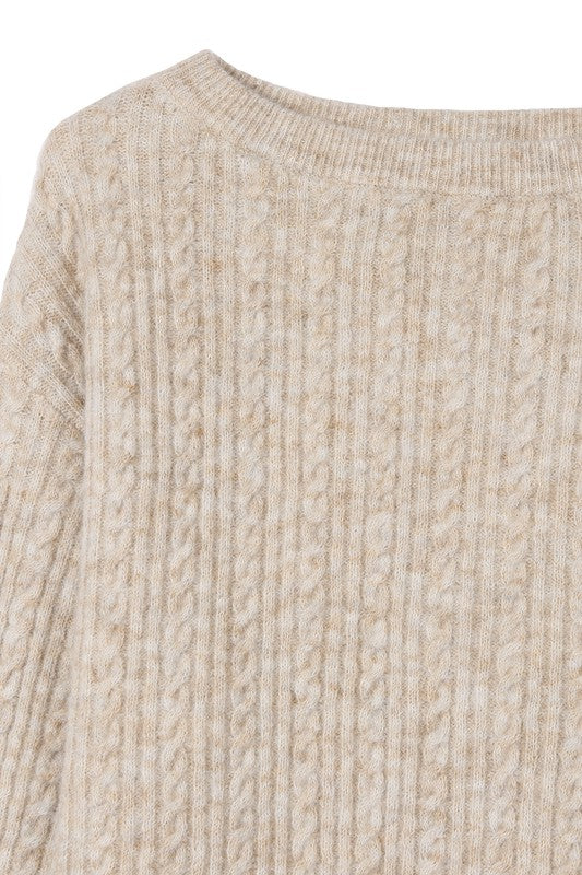 Lilou Oversize Cable Sweater