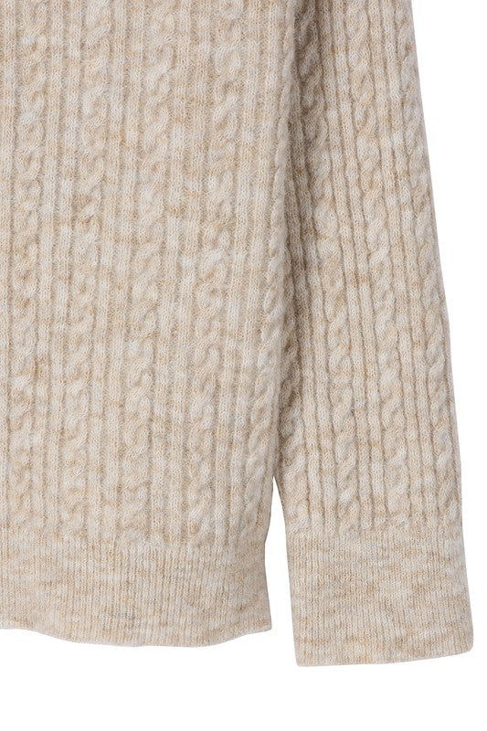 Lilou Oversize Cable Sweater