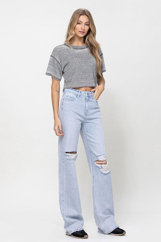 90's Vintage Flare Jeans - Jeans