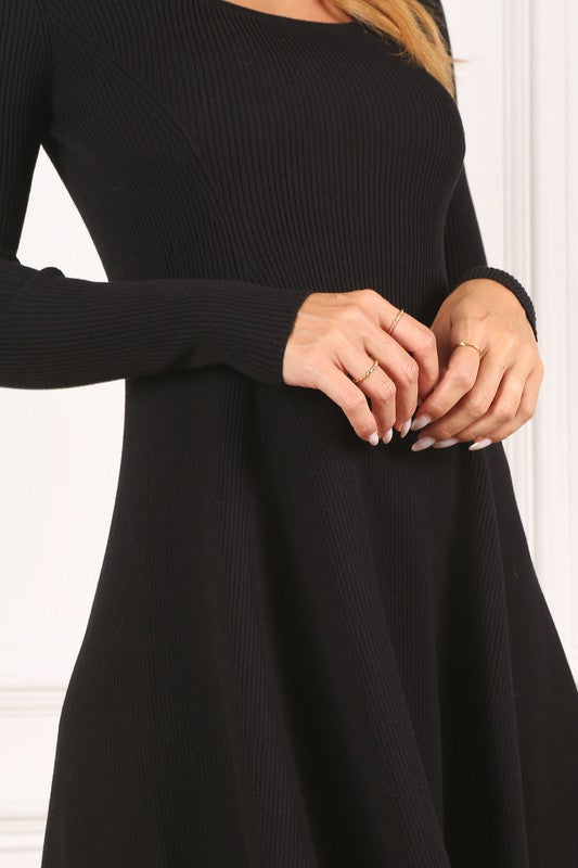 Lilou Knitted Fit and Flare Dress