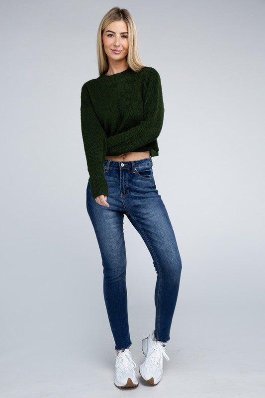 Ambiance Apparel Mock Neck Pullover Sweater