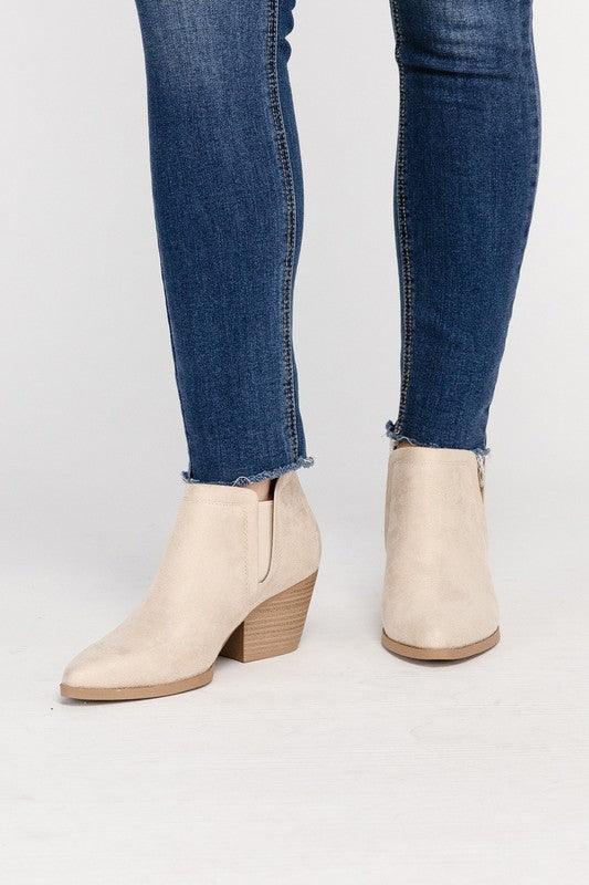 GWEN Suede Ankle Boots - Boots