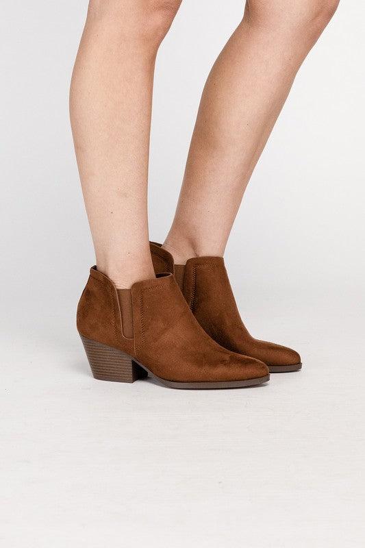 GWEN Suede Ankle Boots - Boots