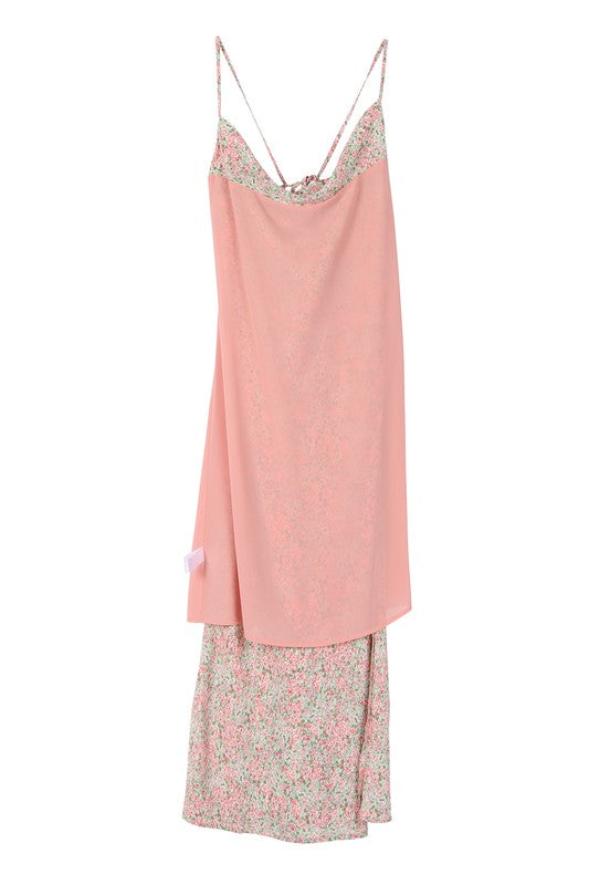 Lilou SL Floral Summer Midi Dress