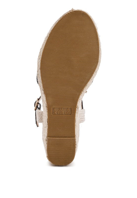 Rag Company Trand Wedge Espadrille Sandals