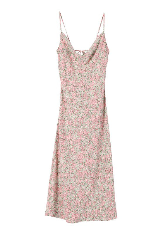 Lilou SL Floral Summer Midi Dress