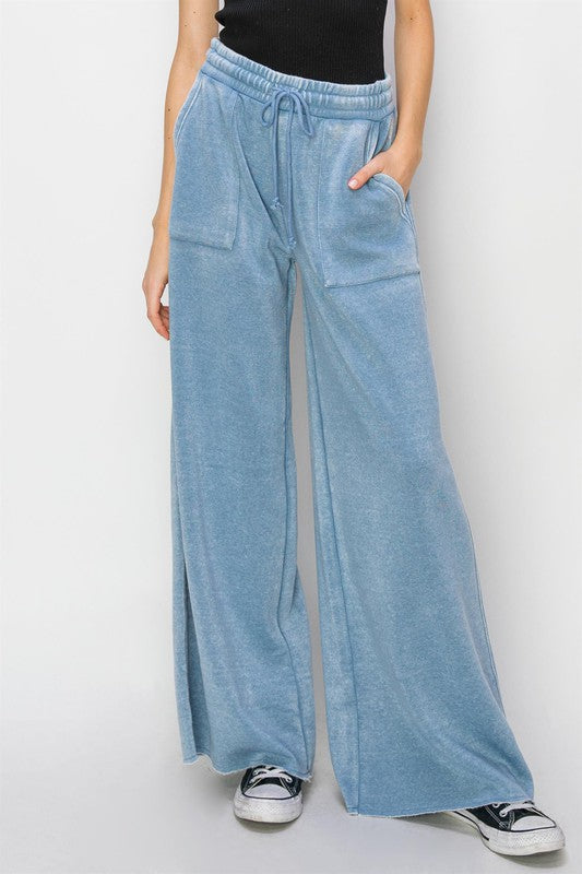 HYFVE High Rise Wide Leg Drawstring Pants