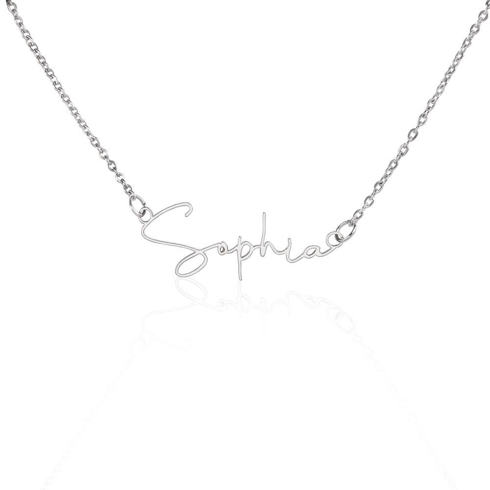 Signature Custom Name Necklace - Jewelry