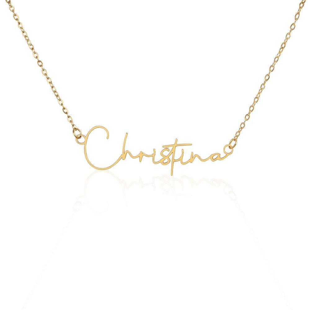 Signature Custom Name Necklace - Jewelry