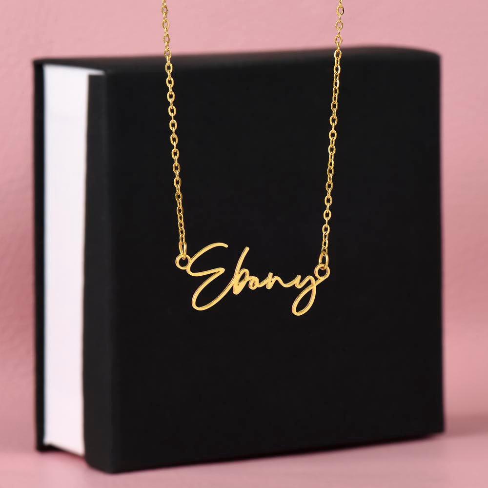 Signature Custom Name Necklace - Jewelry