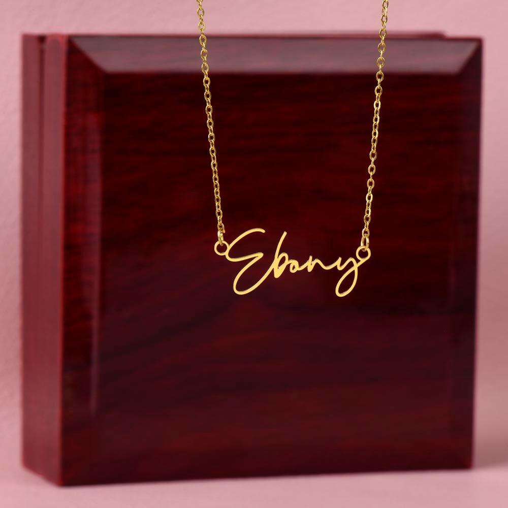 Signature Custom Name Necklace - Jewelry