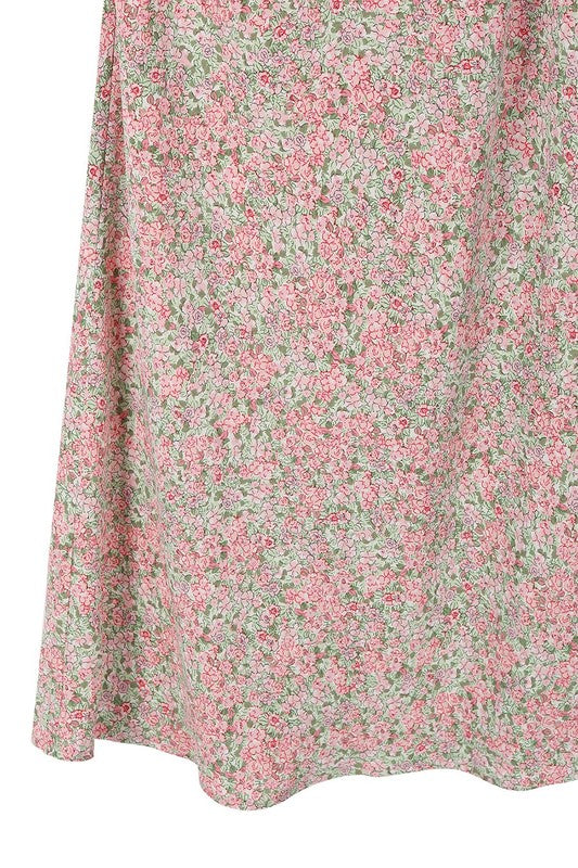 Lilou SL Floral Summer Midi Dress