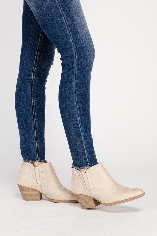 GWEN Suede Ankle Boots - Boots