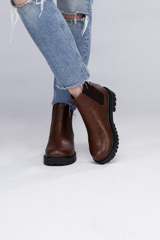 Ankle Paden Booties - Boots