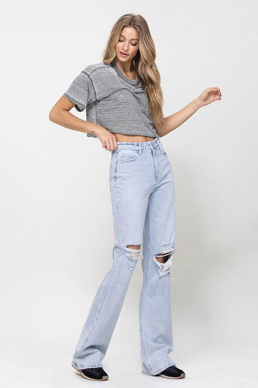 90's Vintage Flare Jeans - Jeans