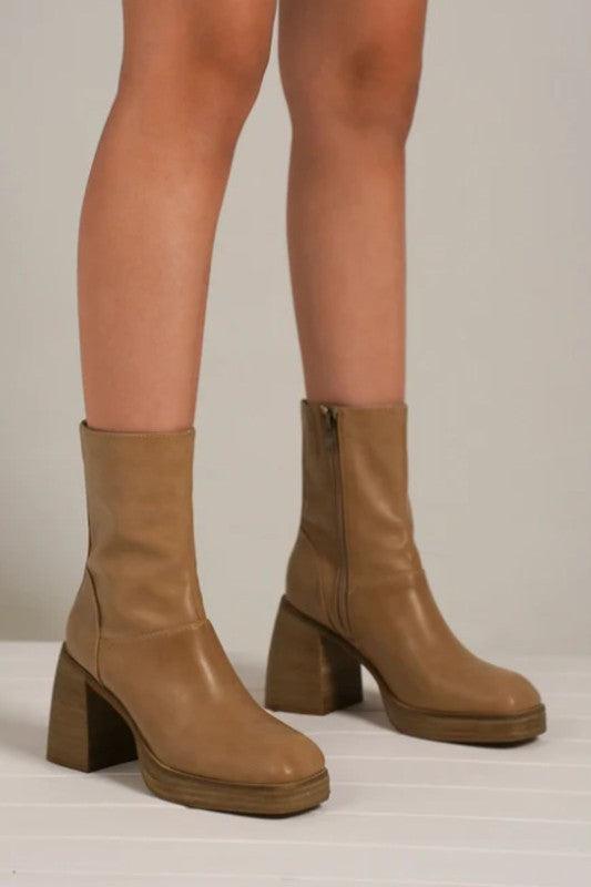 FOSTER-03-CHUNKY HEEL BOOTS - Boots