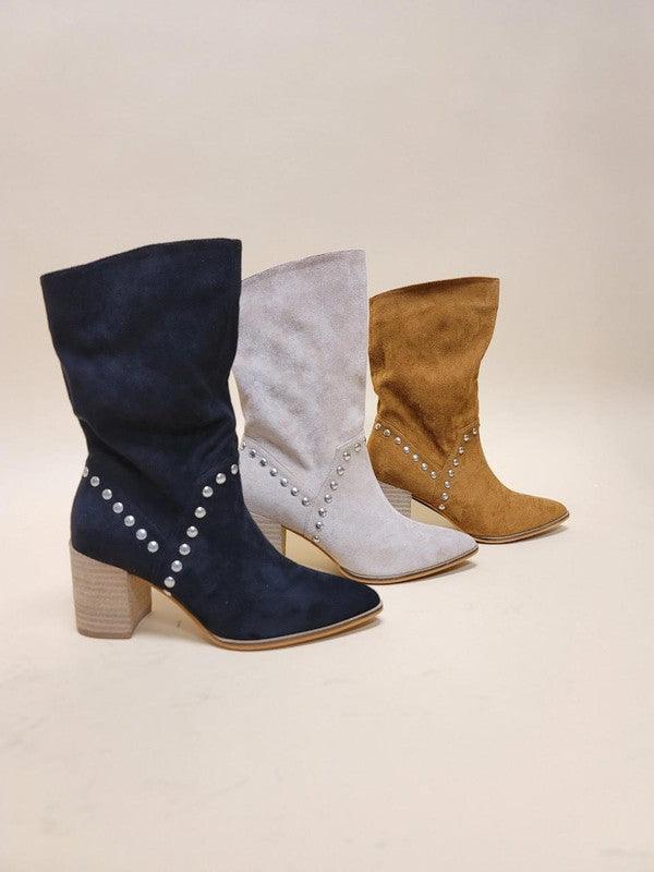 BRIGITTA-MIDI BOOTS - Boots