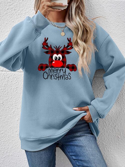 MERRY CHRISTMAS Graphic Sweatshirt - Sweatshirt