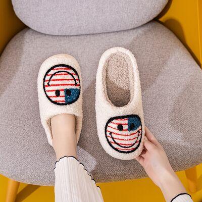 Melody Smiley Face Slippers - Slippers