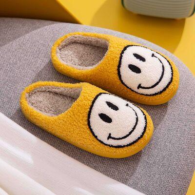 Melody Smiley Face Slippers - Slippers