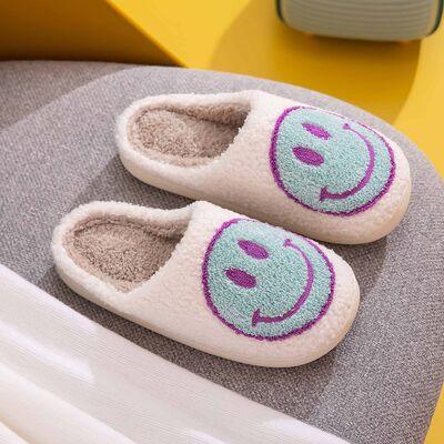 Melody Smiley Face Slippers - Slippers