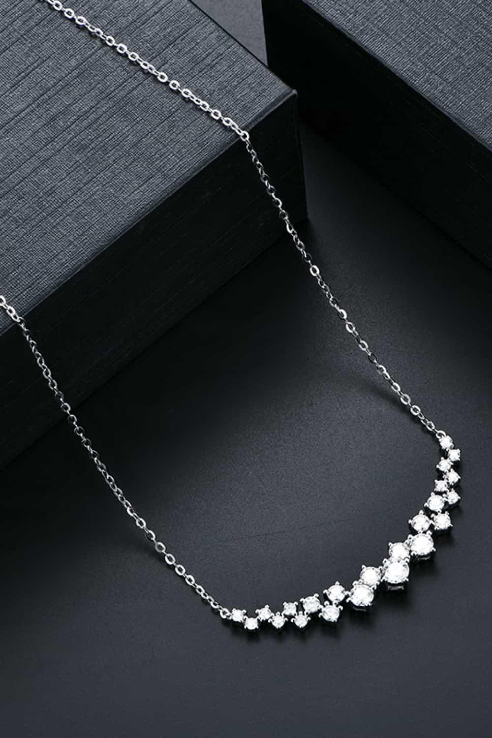 1.64 Carat Moissanite 925 Sterling Silver Necklace - Necklace