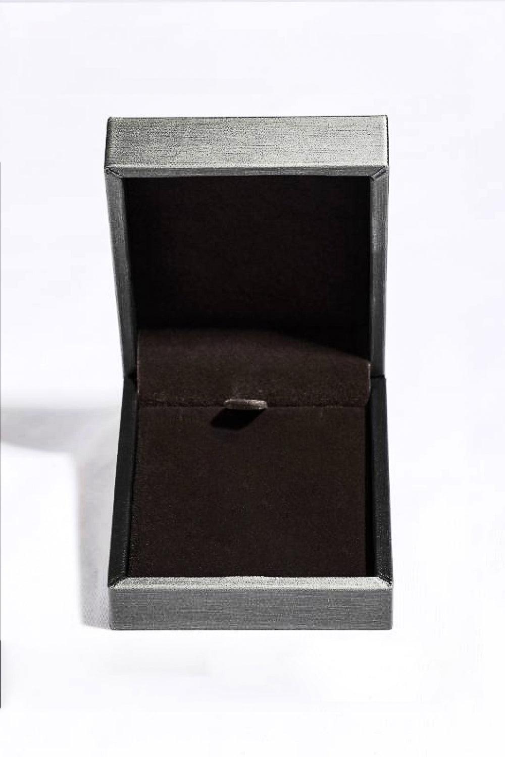 1 Carat Moissanite Teardrop Pendant Necklace - Necklace