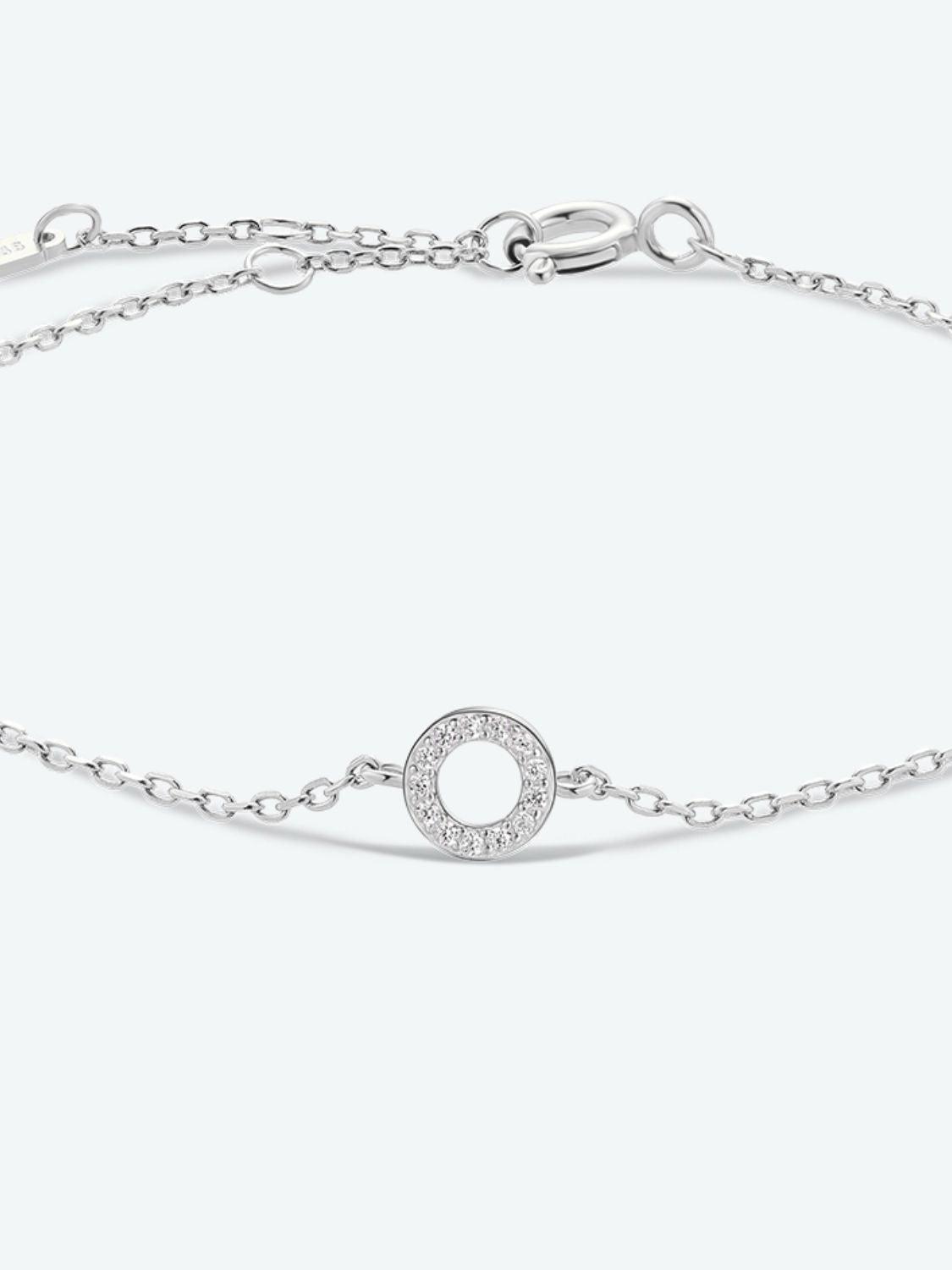 L To P Zircon 925 Sterling Silver Bracelet - Bracelet