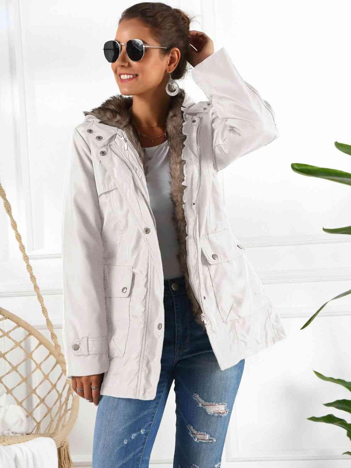 Hooded Jacket Detachable Liner (Three-Way Wear) - Jacket