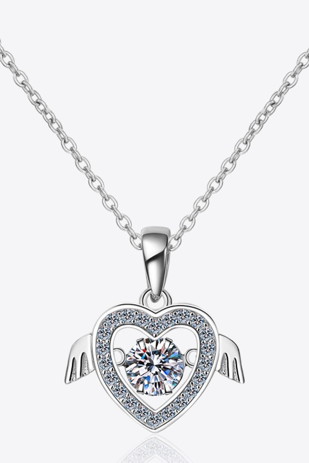 Moissanite 925 Sterling Silver Necklace - Necklace