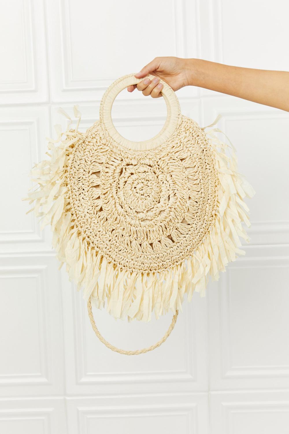 Fame Found My Paradise Straw Handbag - Handbag