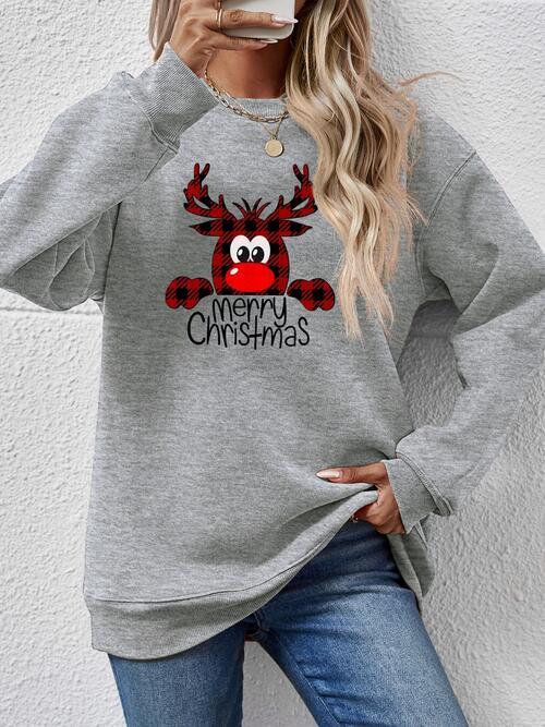 MERRY CHRISTMAS Graphic Sweatshirt - Sweatshirt