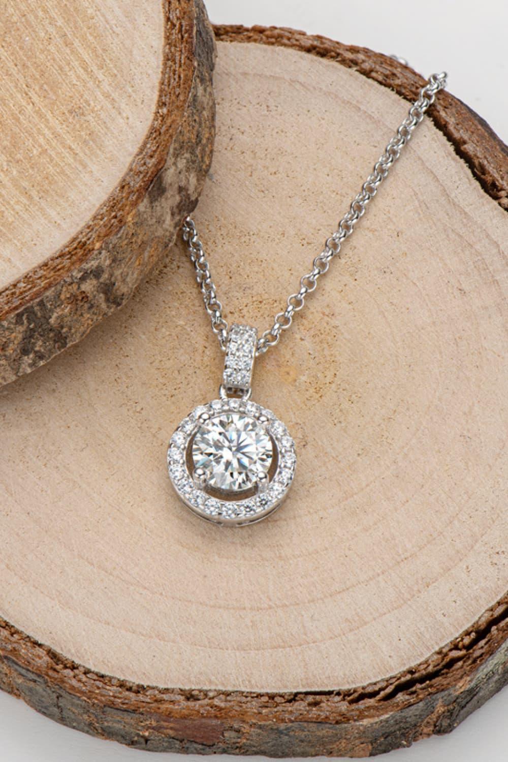 Zircon Pendant 925 Sterling Silver Necklace - Necklace