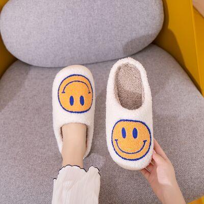 Melody Smiley Face Slippers - Slippers